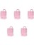5x Pembe Mini Rulo Seyahat Bavul Şeker Kutusu Kişilik Yaratıcı Düğün Şeker Kutusu Bagaj Arabası Çantası (Yurt Dışından) 1