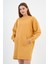 Kadın Kanguru Cepli Oversize Tunik (B24-00225) 4