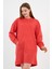 Kadın Kanguru Cepli Oversize Tunik (B24-00225) 5