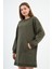 Kadın Kanguru Cepli Oversize Tunik (B24-00225) 1