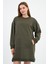 Kadın Kanguru Cepli Oversize Tunik (B24-00225) 5