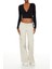 Kruvaze Yaka Crop Bluz 4