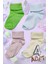 Pamuklu Dört Mevsim 4'lü Bebek Çorabı Renkli Bebek Çorap 1