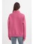 - Kadın Pembe Boğaz Fermuarlı Nakış Detaylı Şardonlu Sweatshirt 4