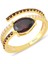 Garnet Zirconia Taşlı Harmonic Twist Yüzük 1