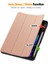 Xiaomi Pad 7 Pro / Pad 7 Için Kalem Yuvası ile Şok Emici Deri Tablet Kılıfı-Gül Altın (Yurt Dışından) 3