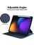 Xiaomi Pad 7 Pro / Pad 7 Kılıfı 360&#176; Rotary Pu Deri+Akrilik Tablet Kılıfı (Klavyesiz)-Koyu Mavi (Yurt Dışından) 3