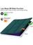 Xiaomi Pad 7 Pro / Pad 7 Kılıf Pu Deri Origami Şeffaf Tablet Kapağı-Koyu Yeşil (Yurt Dışından) 5