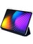 Xiaomi Pad 7 Pro / Pad 7 Kılıf Pu Deri Origami Şeffaf Tablet Kapağı-Koyu Mavi (Yurt Dışından) 2