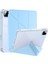 Xiaomi Pad 7 Pro / Pad 7 Kılıf Pu Deri Origami Şeffaf Tablet Kılıfı-Bebek Mavisi (Yurt Dışından) 1