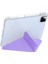 Xiaomi Pad 7 Pro / Pad 7 Kılıf Pu Deri Origami Şeffaf Tablet Kapağı-Mor (Yurt Dışından) 4
