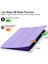Xiaomi Pad 7 Pro / Pad 7 Kılıf Pu Deri Origami Şeffaf Tablet Kapağı-Mor (Yurt Dışından) 5