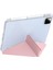Xiaomi Pad 7 Pro / Pad 7 Kılıf Pu Deri Origami Şeffaf Tablet Kapağı-Pembe (Yurt Dışından) 4