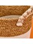 Living Boho Style Büyük Örgü Sepet - Renkli - 25X25 cm 4