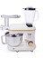 M120 Multi-Fonksiyonel 3'ü Bir Arada Stand Mikser Kıyma Setli ve Blender Özellikli Beyaz/gold 1