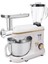 M120 Multi-Fonksiyonel 3'ü Bir Arada Stand Mikser Kıyma Setli ve Blender Özellikli Beyaz/gold 2