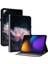 Xiaomi Pad 7 Pro / Pad 7 Desen Baskılı Kart Yuvalı Tablet Kılıfı-Mor Şakayık (Yurt Dışından) 1