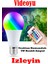Videolu Uzaktan Kumandalı Rgb(Renkli)" + Beyaz 9W LED Ampul Fonksiyonlu 1