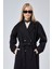 Kadın Oversize Astarlı Trençkot 2