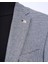 Italyan Stil Slim Fit 4 Drop Mono Yaka Erkek Tek Ceket Siyah T13537 4