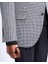 Italyan Stil Slim Fit 4 Drop Mono Yaka Erkek Tek Ceket Siyah T13537 5