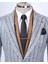 Italyan Stil Slim Fit Mono Yaka Erkek Tek Ceket Gri T13593 2