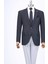 Italyan Stil Slim Fit 4 Drop Mono Yaka Erkek Tek Ceket Antrasit T13536 3