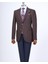 Italyan Stil Slim Fit Mono Yaka Erkek Tek Ceket Kahverengi T13578 1