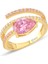 Pink Zirconia Taşlı Harmonic Twist Yüzük 1