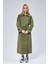 Kadın Oversize Kuşaklı Trençkot 4