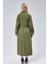 Kadın Oversize Kuşaklı Trençkot 5