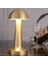 Atina 3 Işık Gold Renkli Dokunmatik USB Şarjlı Dim Edilebilir Masa Lambası YL86-1230 3