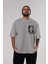 Batman (17) Ön Sol Baskılı Oversize T-Shirt Erkek Kadın Unisex Pamuk Bisiklet Yaka Tişort 5