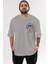 Batman Joker Ön Sol Baskılı Oversize T-Shirt Erkek Kadın Unisex Pamuk Bisiklet Yaka Tişort 1