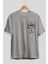 Batman Joker Ön Sol Baskılı Oversize T-Shirt Erkek Kadın Unisex Pamuk Bisiklet Yaka Tişort 2