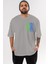 Hulk (13) Ön Sol Baskılı Oversize T-Shirt Erkek Kadın Unisex Pamuk Bisiklet Yaka Tişort 1