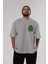 Hulk (7) Ön Sol Baskılı Oversize T-Shirt Erkek Kadın Unisex Pamuk Bisiklet Yaka Tişort 3