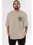 Hulk (8) Ön Sol Baskılı Oversize T-Shirt Erkek Kadın Unisex Pamuk Bisiklet Yaka Tişort 1