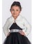 Inci Broşlu Peluş Kız Çocuk Abiye Bolero 1