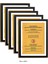 5'li A4 Çerçeve, Belge Çerçevesi, Diploma, Sertifika, Fotoğraf Çerçevesi, Resim Çerçevesi, 21 x 30 1