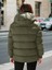 Kadın Siyah Su ve Rüzgar Geçirmez Oversize Kapüşonlu Kışlık Şişme Mont & Kaban & Parka - 137 3