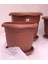 1 Adet 4no Ø33X30CM 14 Litre Toprak Rengi Tabaklı Çiçek Saksısı Toprak Çökmesi Önleyen Özel Içyapı 1