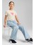 Flaming Love Knotted Tee Bej Kız Çocuk Kısa Kol T-Shirt 3