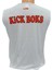 Kick Boks Sıfır Kol Tişört Kick Light Tişörtü Beyaz 2