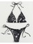 Özel Tasarım Gece Gökyüzü Baskılı Scuba Brazilian Beachwear Kadın Luxury Bikini Takımı 2