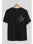 Wolverine Ön Sol Baskılı Oversize T-Shirt Erkek Kadın Unisex Pamuk Bisiklet Yaka Tişort 2