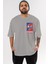 Spiderman (13) Ön Sol Baskılı Oversize T-Shirt Erkek Kadın Unisex Pamuk Bisiklet Yaka Tişort 1