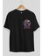 Spiderman Rock Ön Sol Baskılı Oversize T-Shirt Erkek Kadın Unisex Pamuk Bisiklet Yaka Tişort 2