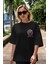 Spiderman Rock Ön Sol Baskılı Oversize T-Shirt Erkek Kadın Unisex Pamuk Bisiklet Yaka Tişort 5