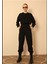 Kadın Kapitone Kumaş Oversize Cepli Beli Lastikli Sweatshirt 1
